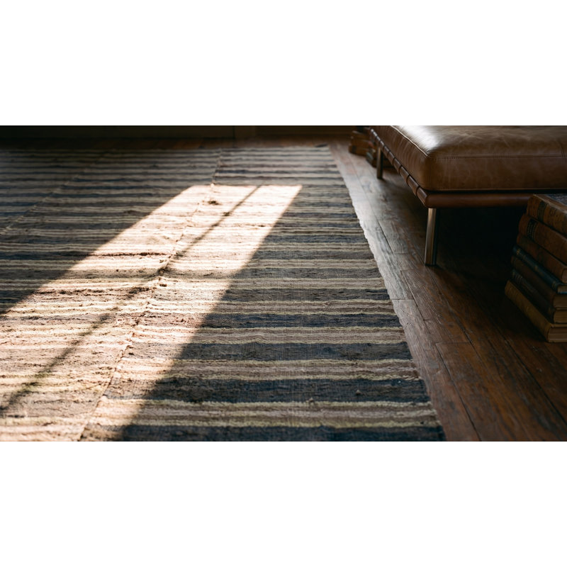 Antique American Rag Rug America 1900s