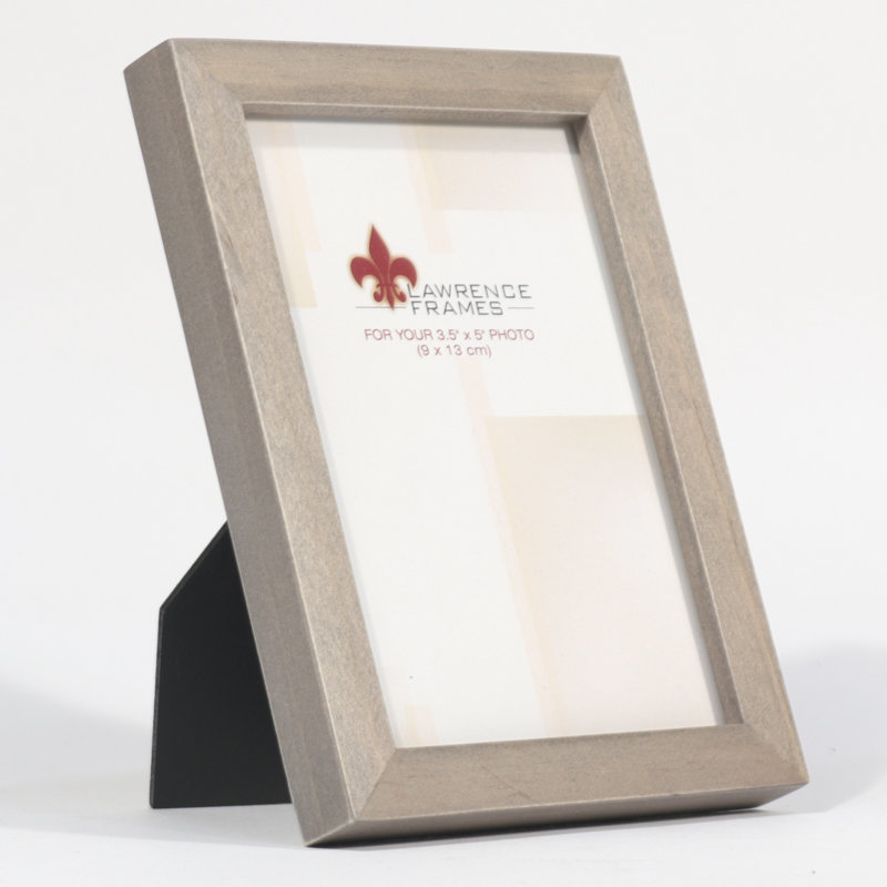 Kyle Wood Matte Picture Frame, 5" H x 3.5" W , Gray