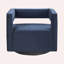 Fauteuil pivotant en velours Booth Performance-2066939160
