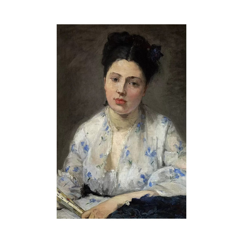 Young Woman (Jeune Femme), 1871 by Berthe Morisot - Wrapped Canvas Painting