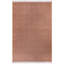 Tapis rectangulaire orange en jute / chenille tissé à la machine-1394821873