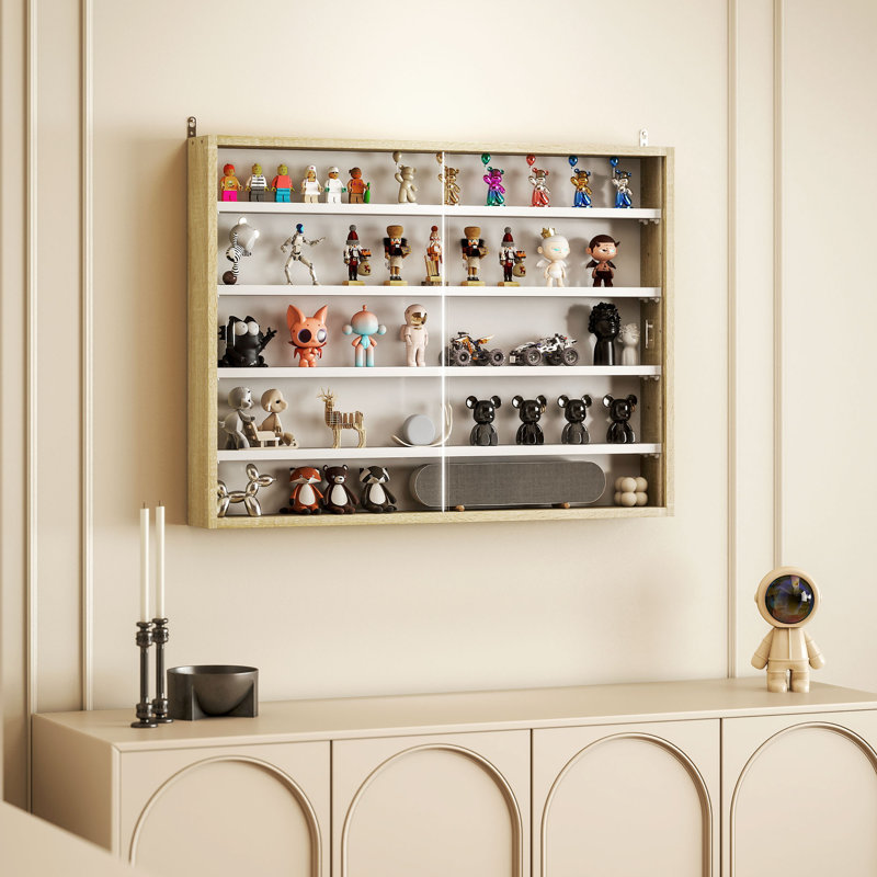 Glass 80 cm W Display Cabinet