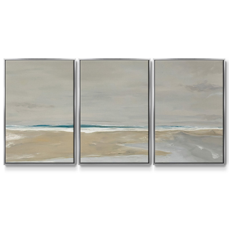 Oregon Coast 3 pièces, Argent, H 36 po x l 75 po x P 2 po