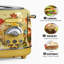 2-Slice Retro Toaster, 6 Browning Levels, 3 Functions-Defrost/Reheat/Cancel, Removable Crumb Tray For Easy To Clean, 1.5 Inches Extra Wide Slots