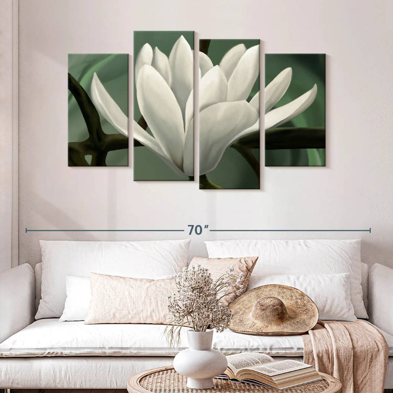 Harnek Magnolias, H 32 po x l 52 po