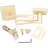 Satin Brass Passage (Hall & Closet) Door Lever