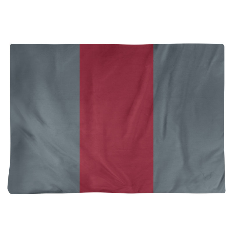 Récapitulatif de 18 po Washington Pullman, Gris et rouge, Polyester sergé