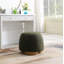 Repose-pieds rond rembourré, repose-pieds pour la chambre à coucher, vestibule-719207297