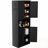 Metal Kitchen Pantry Cabinet Adjustable Shelves