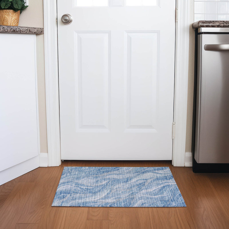Alta Washable Abstract Indoor / Outdoor Rug, Rectangle 1'8" x 2'6"