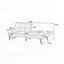 Canapé ajustable capitonné-69683804
