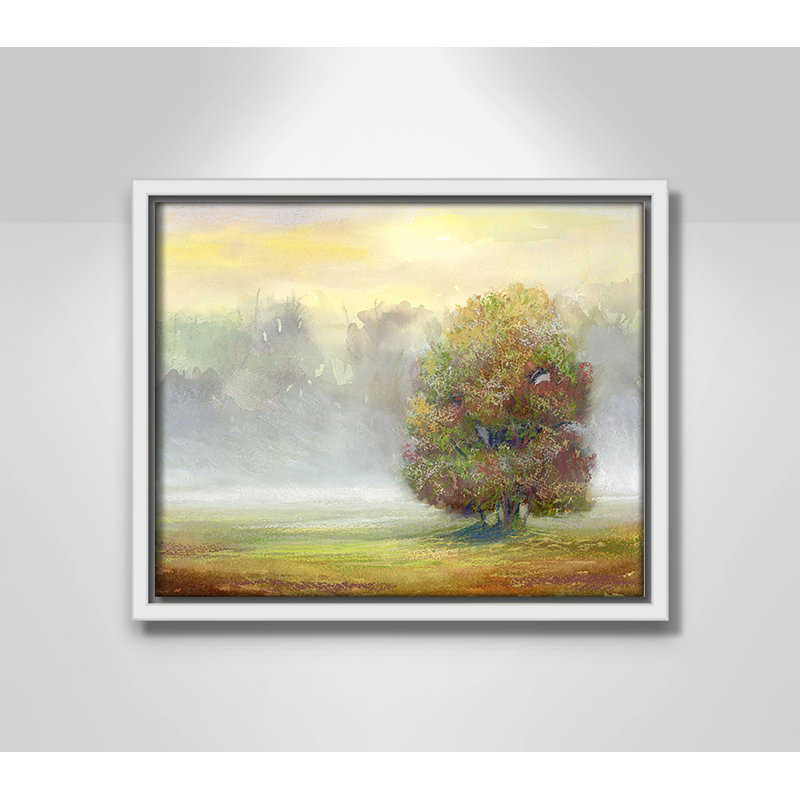 «Rayssa Brush Print» par Dena Ann Adams, H 9,5 po x l 11,5 po, Blanc