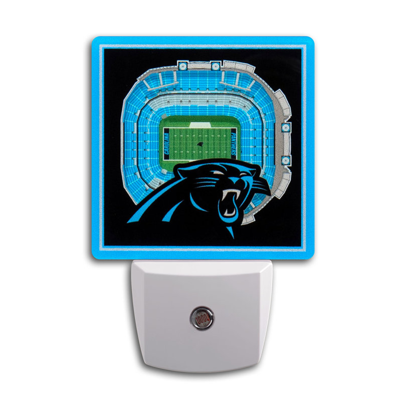Carolina Panthers Stadium View Night Light