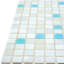 Mingles 0.8 in. x 0.8 in. Grid Glazed Tile