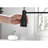 Matte Black Stainless Steel Touch Kitchen Faucet Pull Down , 360 Rotating Nozzle, 3 Water Flow Modes, Simple Temperature And Adjustment, Motion Sensor Tap With Spray - Steel, Output Options, Spout,