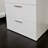 Morgan Three-Drawer Modular Jumbo Chest in White