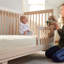 Matelas de lit de bébé ultra respirant biologique (2 étapes)