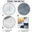Décoration murale géométrique abstraite géométrique dorée et bleue Pure Form IV-1704668115