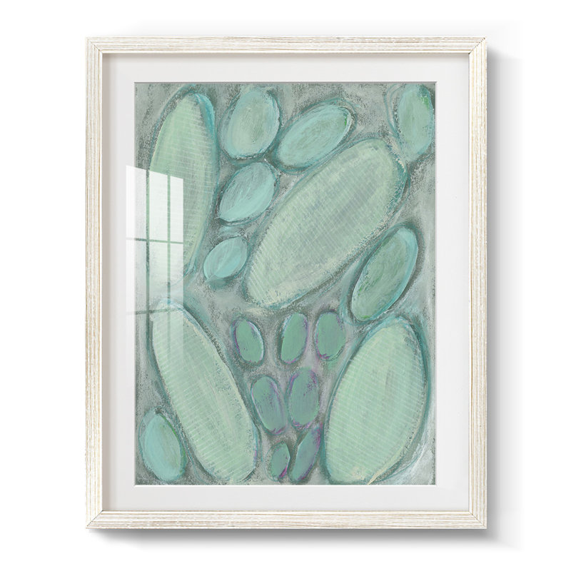 Blue Orbs I -Framed Print