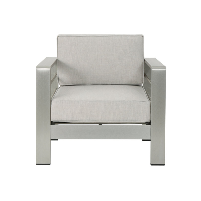Chaise de patio avec coussins Maladi