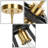 Adjustable Kitchen Island Pendant Lighting Matte Black & Brushed Brass Hanging Lantern Fixture