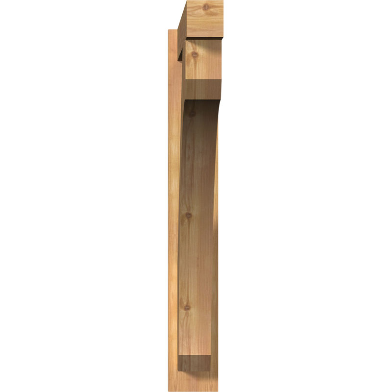 6"W x 40"D x 40"H Legacy Block Rough Sawn Outlooker, Douglas Fir, 40" D x 40" H, 6" W Douglas Fir (Rough Sawn)
