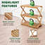 Support à plante d'intérieur, support à plante d'extérieur en bois ...
