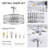 Dimmable 6-Light K9 Crystal Drum Chandelier With Adjustable Height and Crystal Accents-1415418754