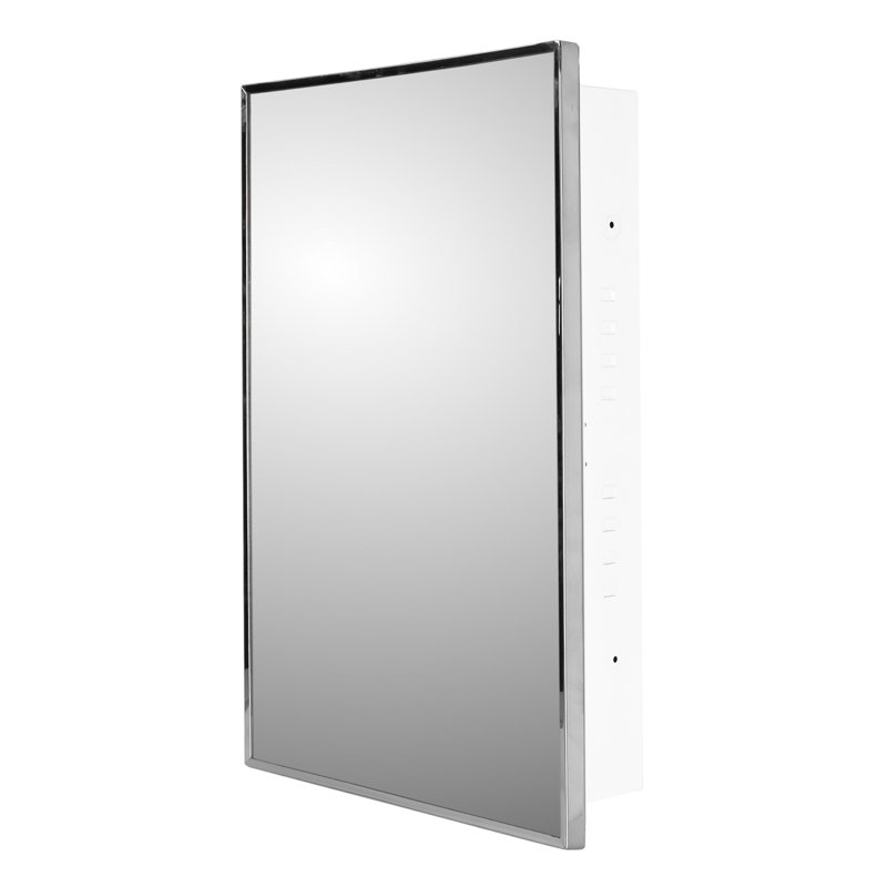 Armoire à pharmacie à 1 porte avec tablettes réglables Uriel, 18 po x 36 po