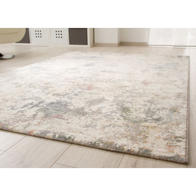 Gibsonia Short-pile - Flatweave Rug for the living room in a vintage colourful look
