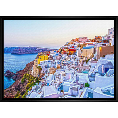 Santorini 20 x 29, toile encadrée