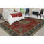 Tapis finement vieilli Magenta