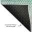 Tapis bleu sarcelle lavable à la machine de qualité supérieure 2 pi 6 po x 3 pi 10 po Cerrito AMF539-103965219