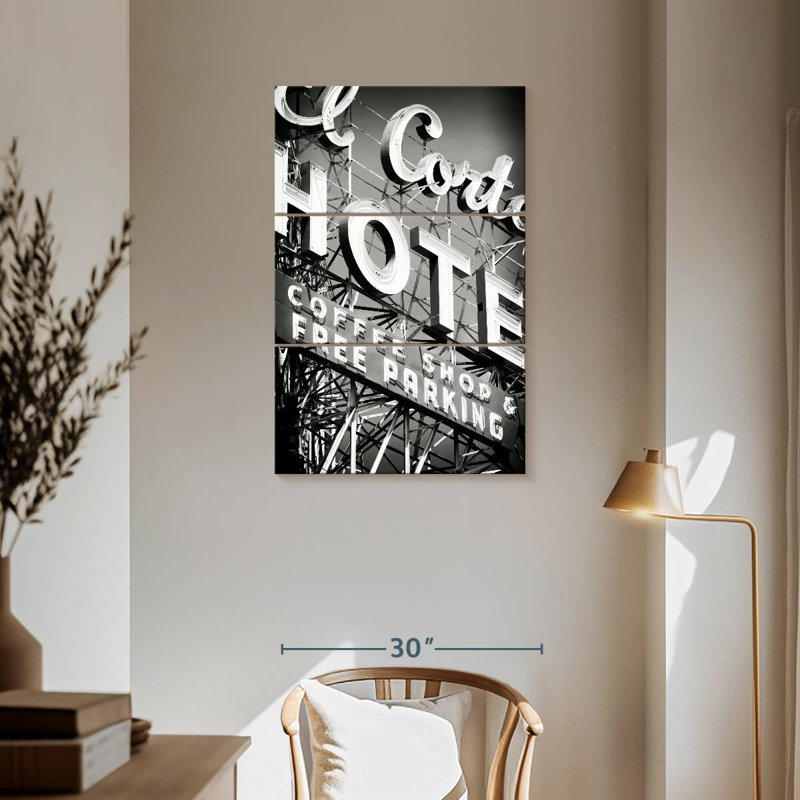 Enseigne d'hôtel Sirci Vegas, H 57 po x l 36 po