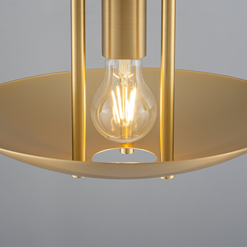 Plafonnier encastré 1 lumière Mid-Century