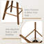 Tabouret de comptoir pivotant 26 po Znieh-86902148