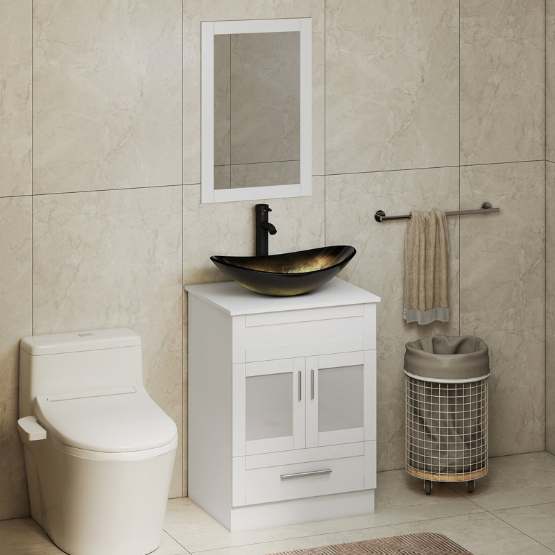 Alvin 24'' Bathroom Vanity With Sink