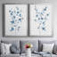 «Blue Blossom I», toile encadrée de qualité supérieure - prête à être accrochée-486586581-486586587