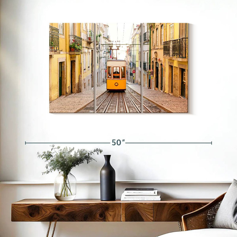 Lisbon Funicular, 24" H x 38" W