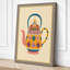 Folk Art Teapot Eclectic - Wrapped Canvas-111935869-111935870