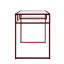 Yasin Glass Top Writing Desk (Not Including Office Chair)-921377156