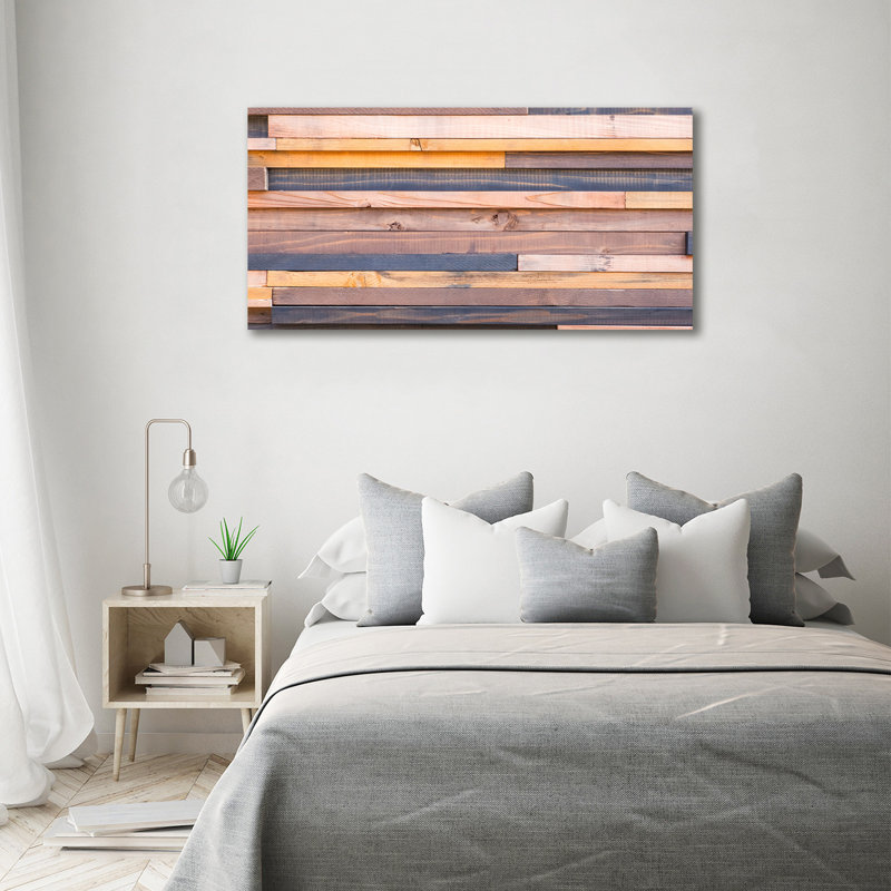 Wooden Wall - Wrapped Canvas Print
