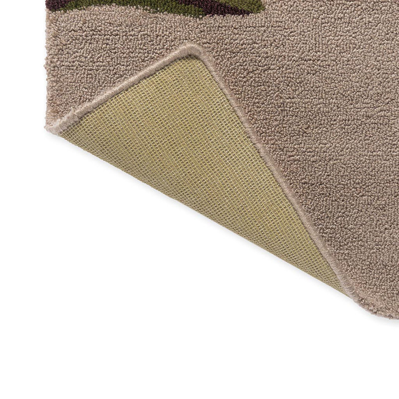 Floral Area Rug in Burgundy/Green/Brown, Rectangle 8'2" x 11'6"
