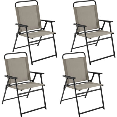 Chaise de patio pliable Shayleen