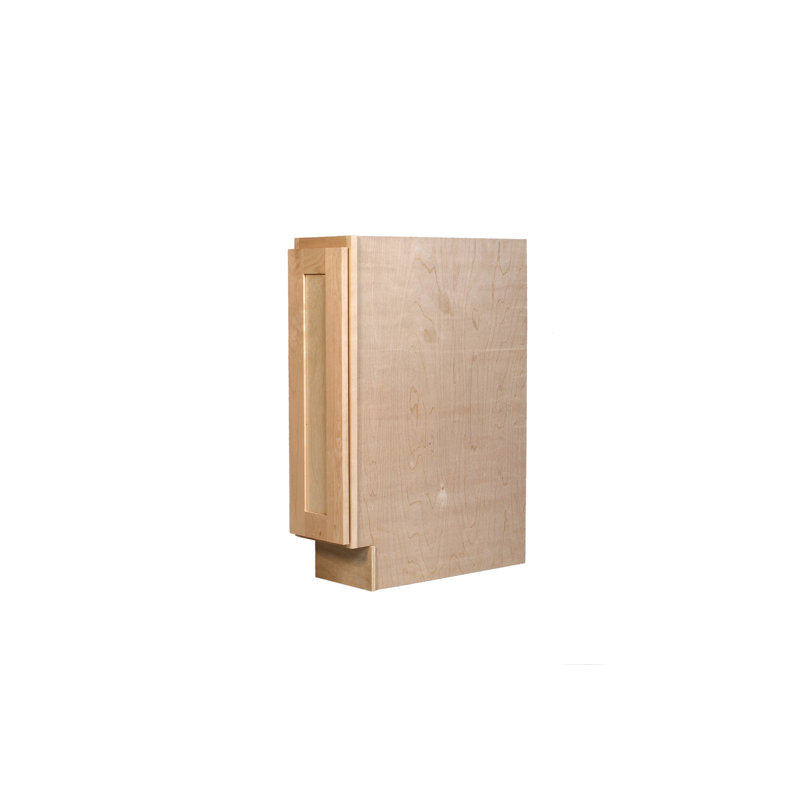 Unfinished Shaker 9-Inch Base Cabinet - BS09