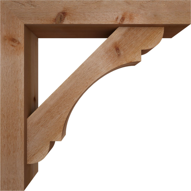 Support de bloc olympique avec entretoise décalée, 32 x 32, Cèdre rouge occidental de l 6 po (scié brut)