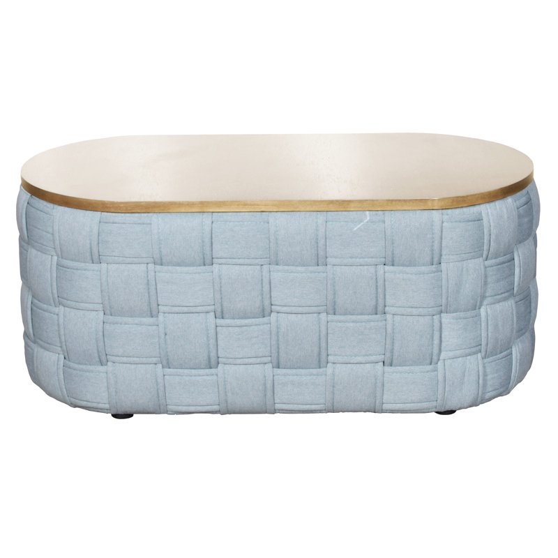 Coffee Table With Knitting Texture Base