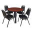 Plateau de table Kee, 4 chaises empilables-1063692256-1063692259-1063081023