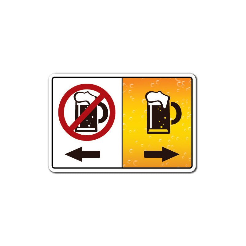Panneau de direction de bière