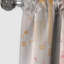 Contemporary Cherry Blossom Bold Stripes - Rideau occultant en velours floral cerise - 1 panneaux-1576187474